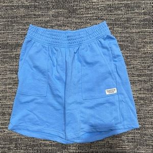 H&M blue sweat shorts